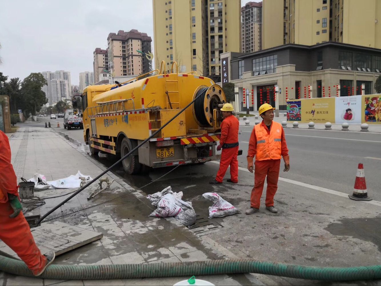 宜阳排污管道清淤-管道清洗